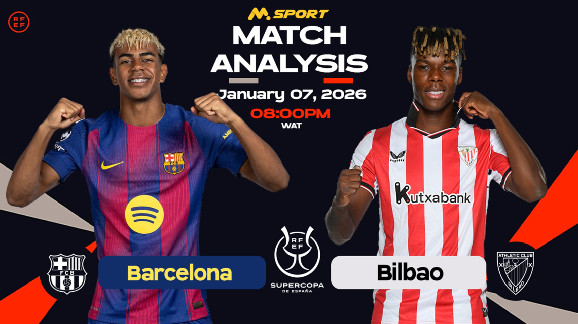 Barcelona vs Athletic Bilbao: Flick Targets 16th Super Cup – Can Nico’s Struggling Lions Repeat 2021 Final Win over Yamal’s High-flying Catalans